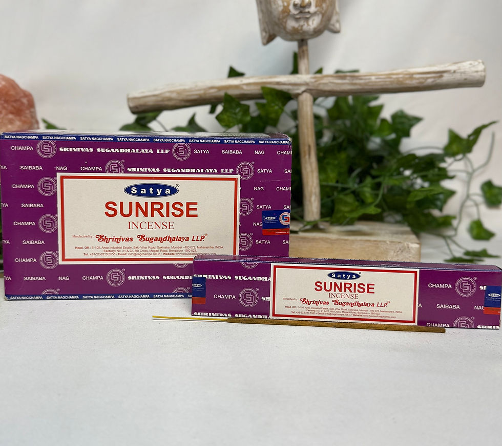 Sunrise Satya Incense Sticks in Purple Box
