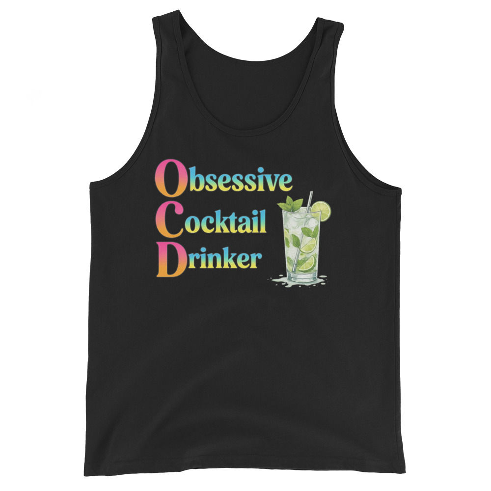 OCD Obsessive Cocktail Drinker Unisex Tank Top