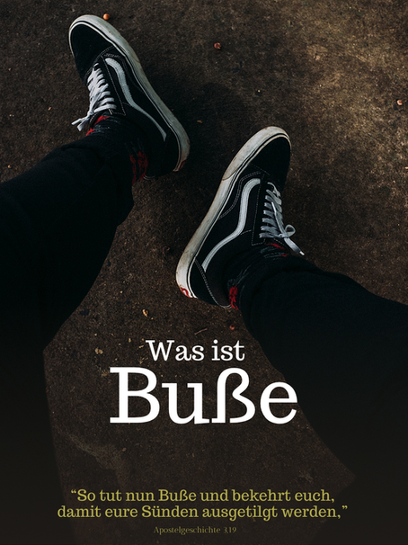 Was ist Buße?