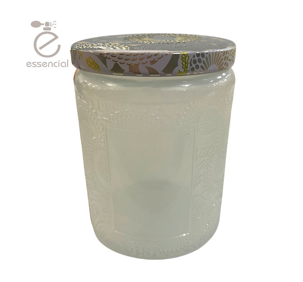 Miniatura: Frasco Mandala G C/Tampa Metal (7x9cm) - 020756