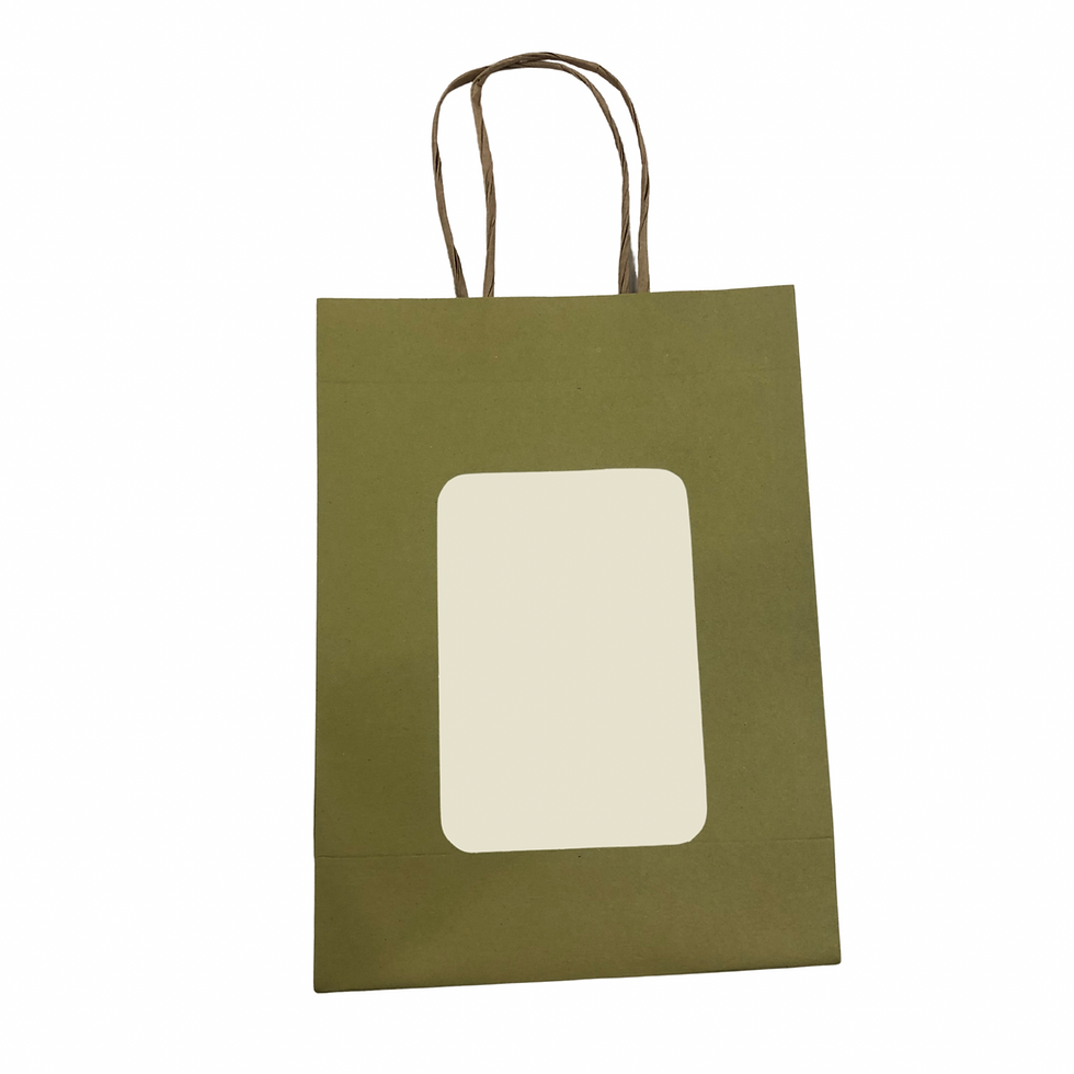 Miniatura: Sacola FR C/Visor Ouro 23x16x8 - 220331