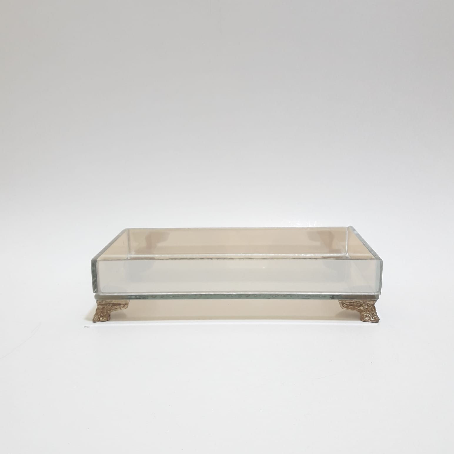 Bandeja de Vidro Ambar cx c/ Pe (10x20 cm) wi - 040098