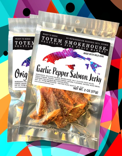 3-2 oz Wild Salmon Jerky Combination Starter Kit
