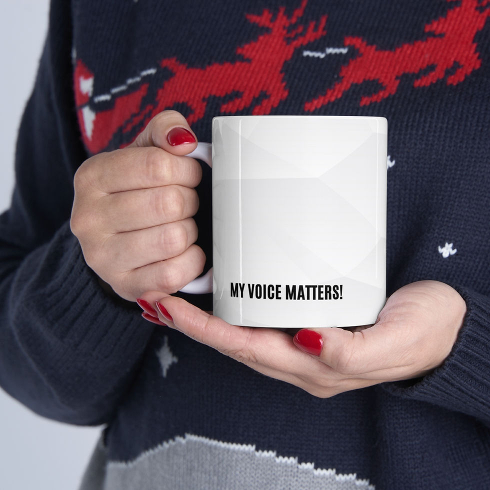 Thumbnail: My Voice Matters - Graced Girl Ceramic Mug 11oz