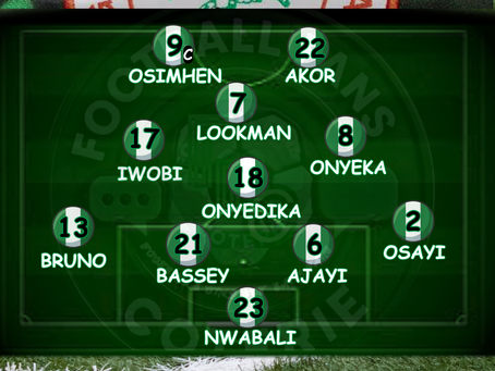 Exclusive: Super Eagles starting line-up to face Morocco 