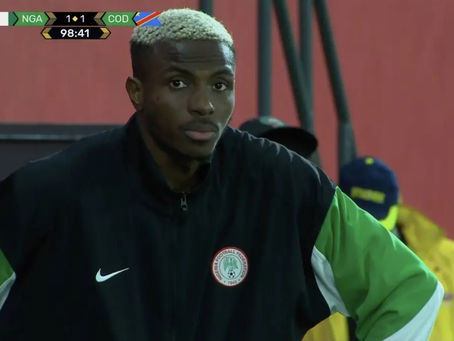 Why Victor Osimhen was substituted at Half time