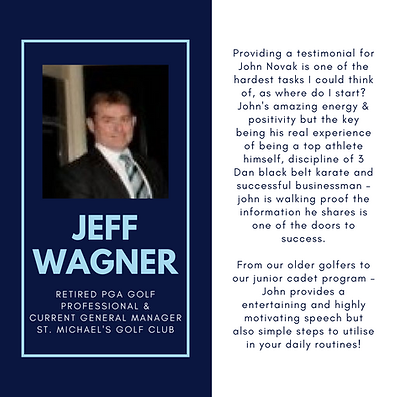 Business Performance Jeff Wagner