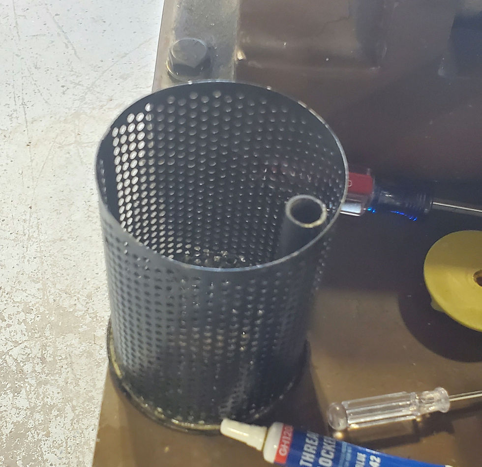 The Filter cover cleaned_