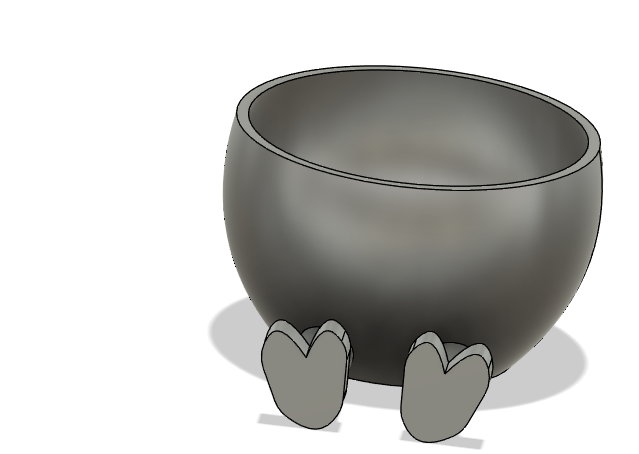 The Egg split in half (Bottom piece here)