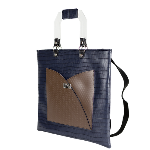 Borsa Shopper Zaino Navy