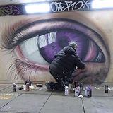 Live street art from the amazing Gnasher Murals; an artist who has painted large scale murals for Xbox, Ford , West Ham Utd and Easyjet, amongst others.