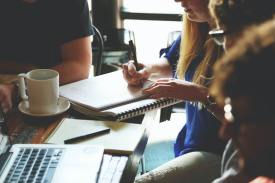 Group discussion, photo by Startup Stock on Pexels