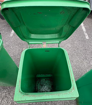 Dirty Wheelie Bin