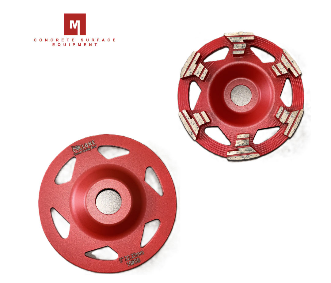 5" T Style Diqmond Cup Wheel | 7/8"Arbor