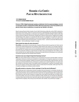 Part de rêve - Design - ARCHITECTURES CREE - LE CONTI