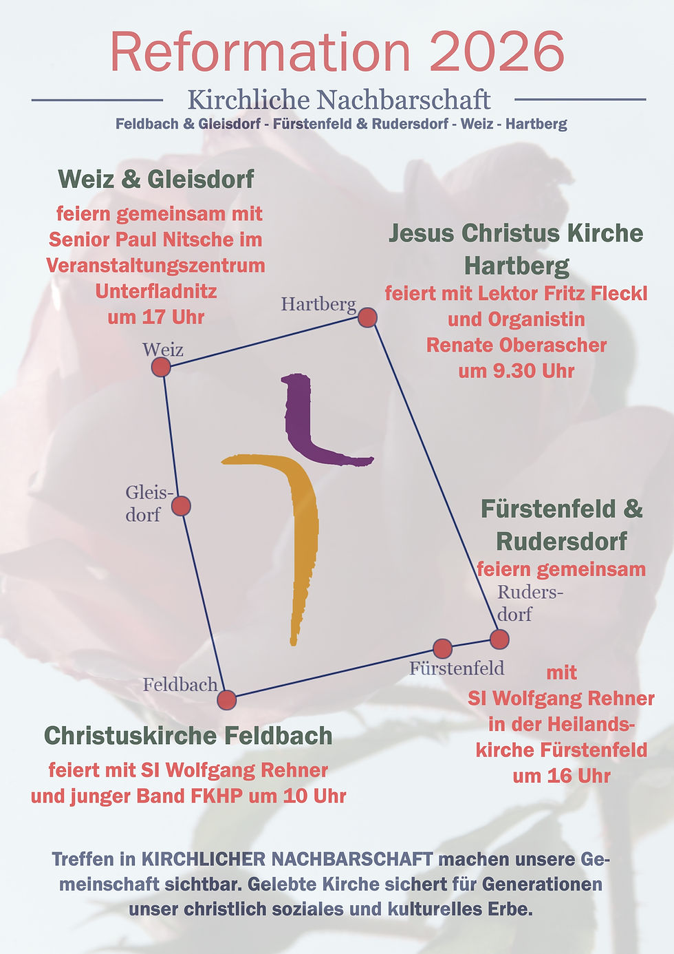 Gottesdienste zum Reformationstag in der Kirchlichen Nachbarschaft