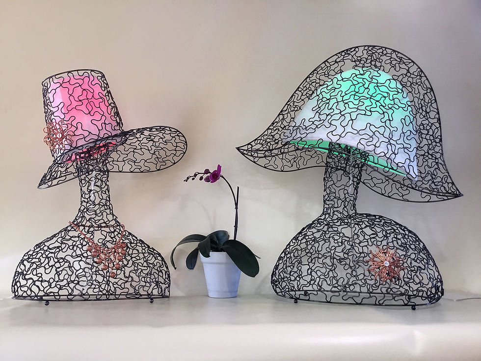 Прев'ю: Sculptural light installation «Cavalier & Josephine»