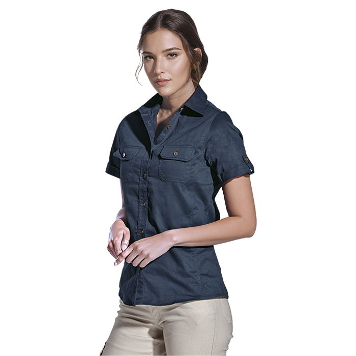 Ladies Plain Bush Shirt