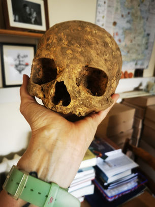 bones, bare hands and becoming