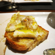 fish tartina in Trieste / Apericena