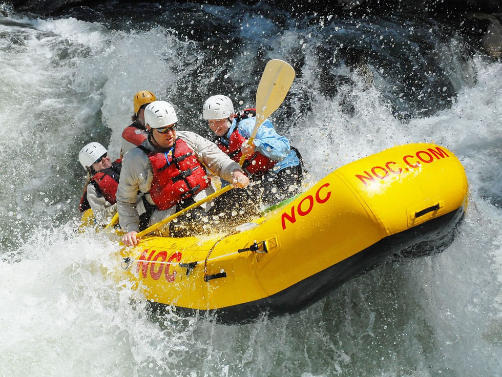Whitewater rafting in Western North Carolina