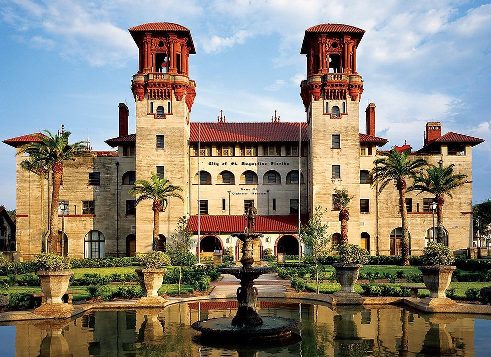 Formerly the Hotel Alcatraz, now the Lightner Museum, founded by Flagler