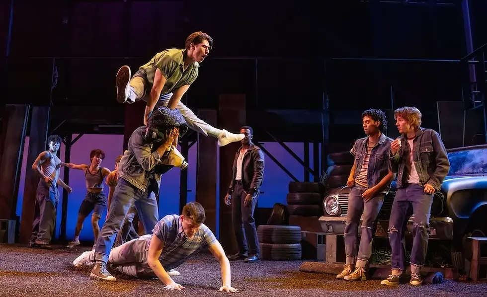 The Outsiders (Broadway cast). Photo: Matthew Murphy.