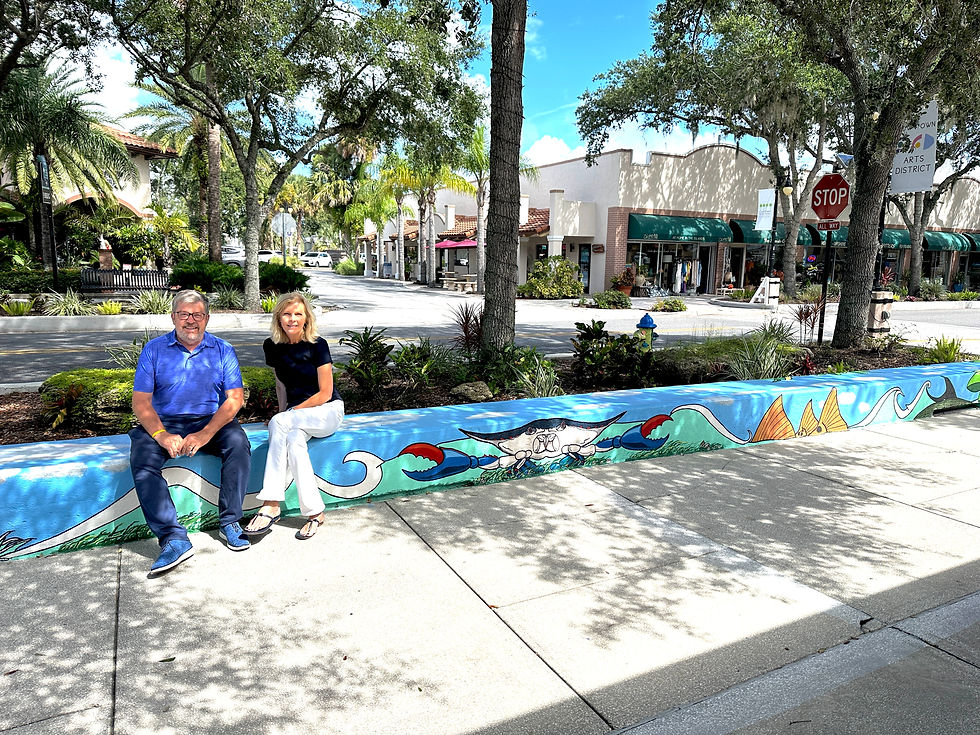 Richard England and Liz Jones