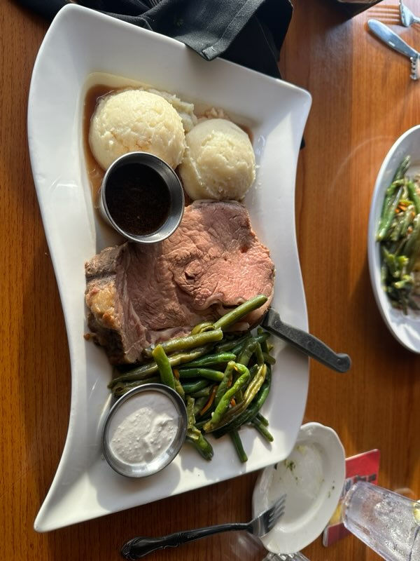 Prime Rib at The Grille at Riverview
