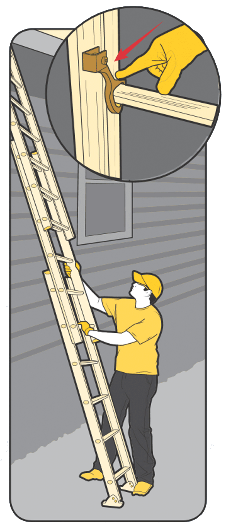 Raise an Extension Ladder Properly Step 5