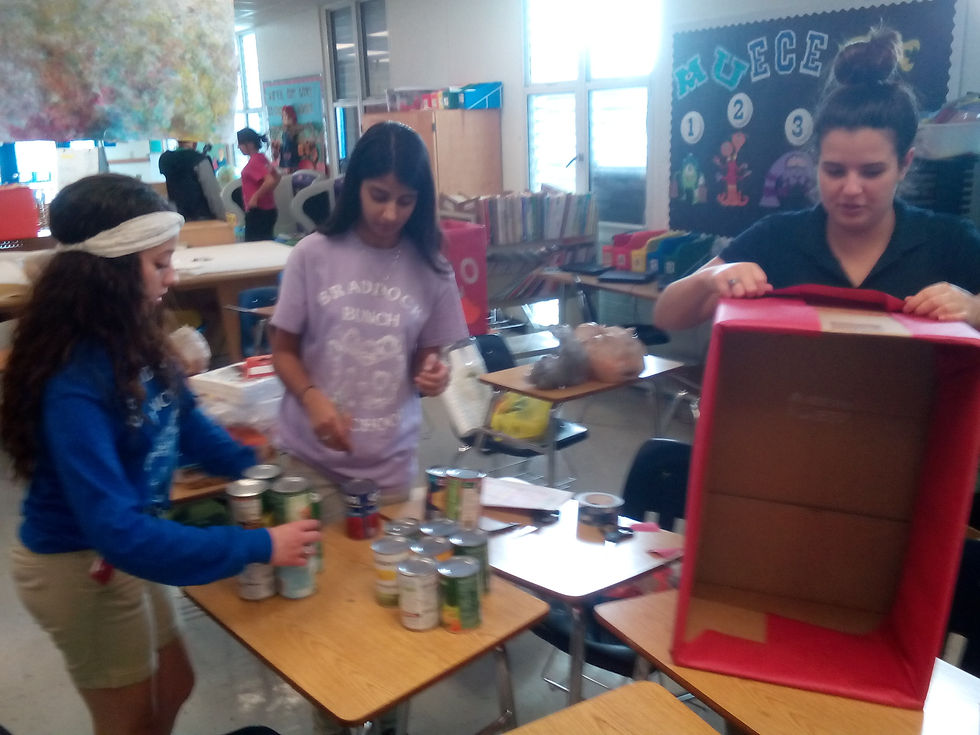 FCCLA Officers Classify Items