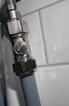 isolation valve installed in West London