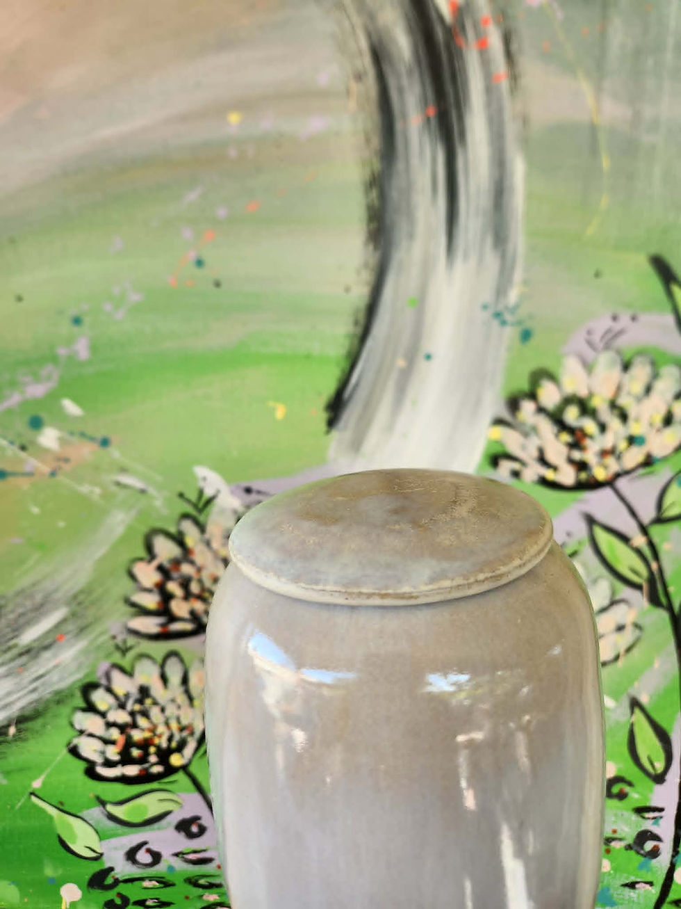 Thumbnail: small pet urn white