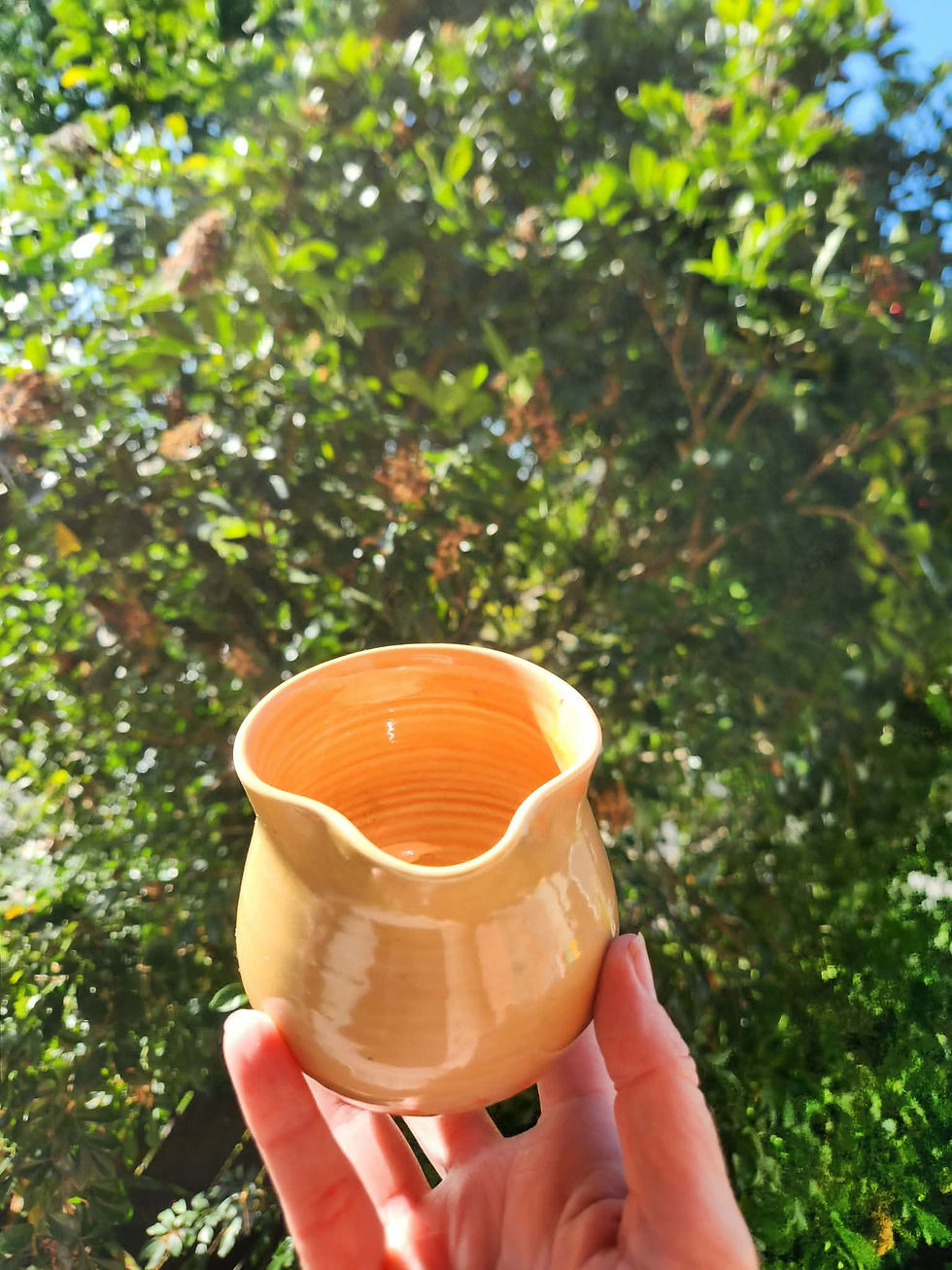 Thumbnail: peach pouring jug