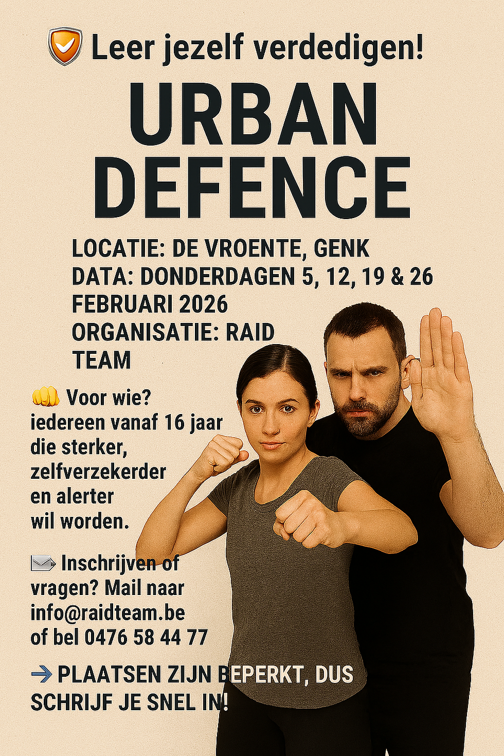 Basics Urban Defence (5,12,19,26 feb 2026)