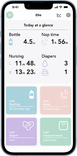 babytime secure baby tracking ios app homepage