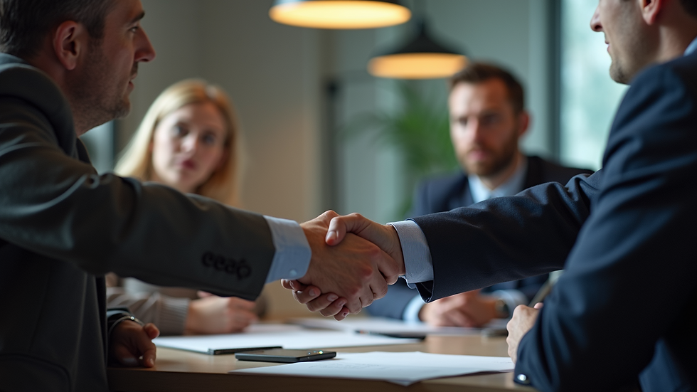 Vue rapprochée d'un formateur expliquant une technique de résolution de conflit à un groupe attentif