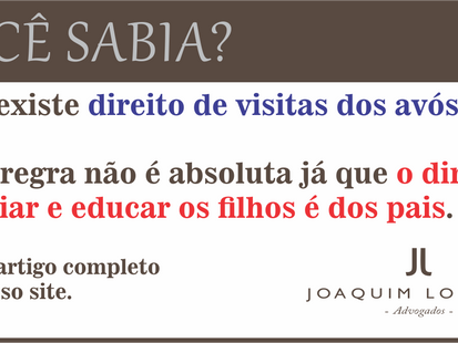Você Sabia Que Existe Direito de Visitas dos Avós?