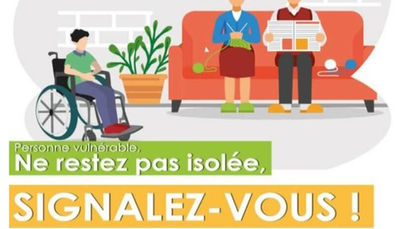 Inscription au registre des personnes vulnérables