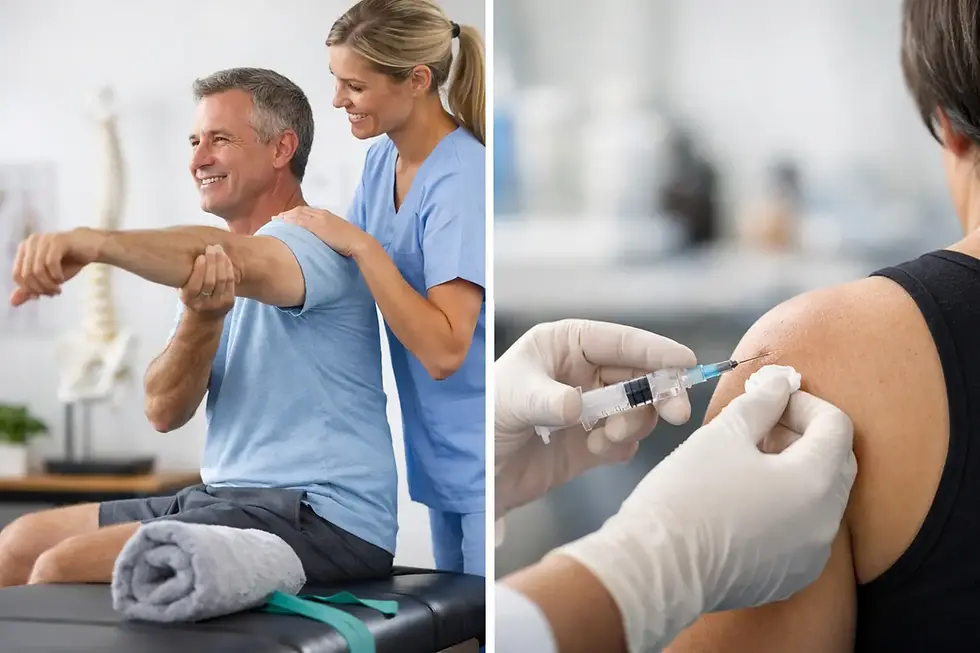 Physical Therapy Versus Injections for Pain Relief