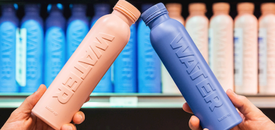 Bottle Up Reusable Bottles Pink and Blue