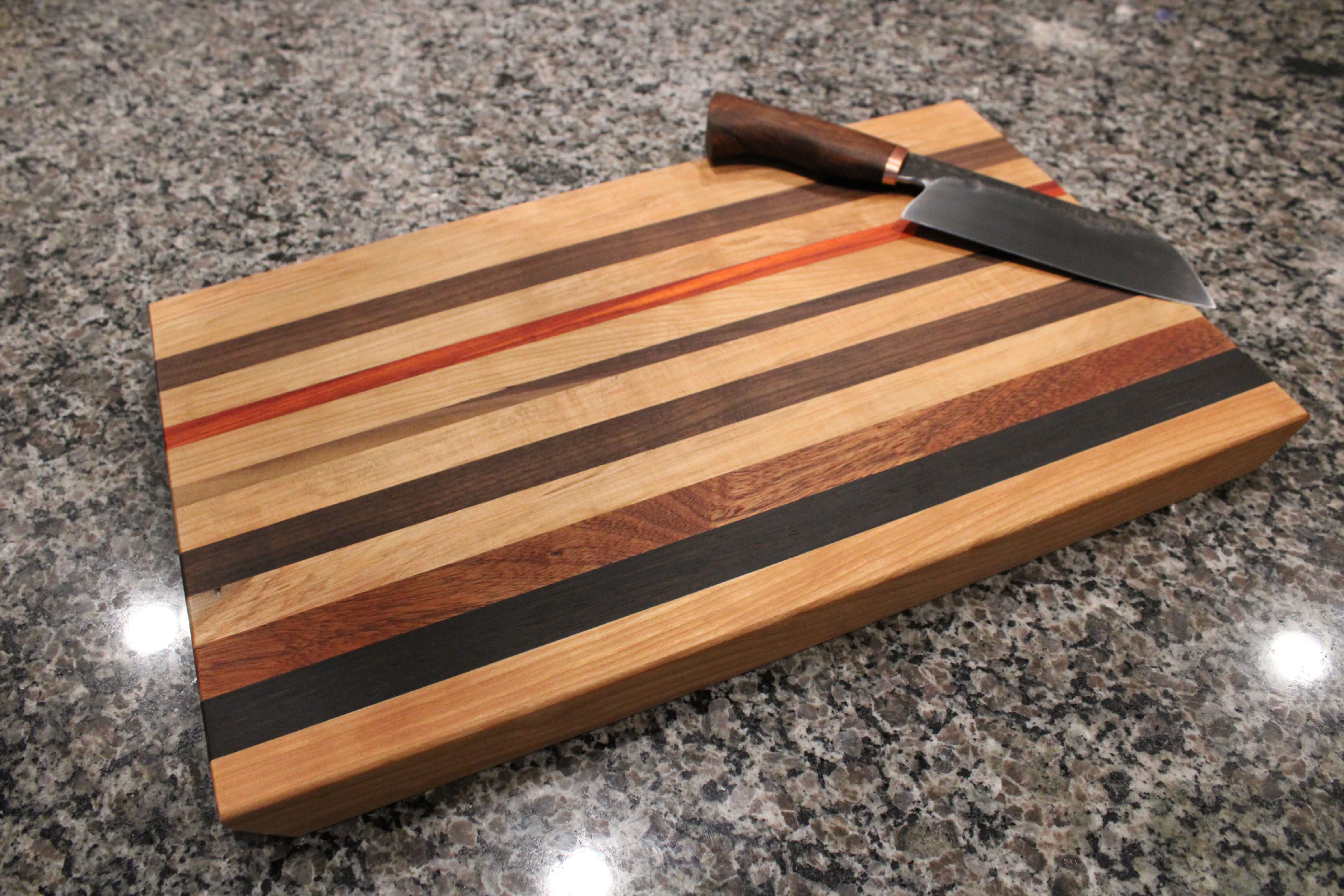 Large Exotic Hardwood Cutting Board