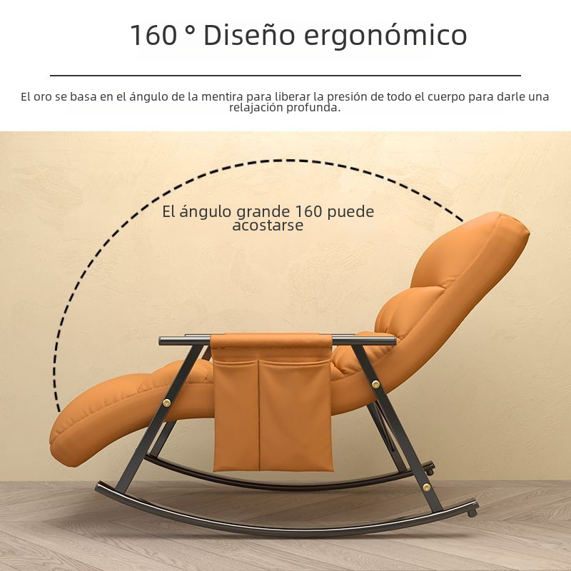 Miniatura: Poltrona a Dondolo in Tessuto Tecnico per Adulti - Divano Relax