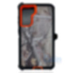Samsung galaxy S21 plus hybrid design case clip heavy duty holster - ORANGE TREE