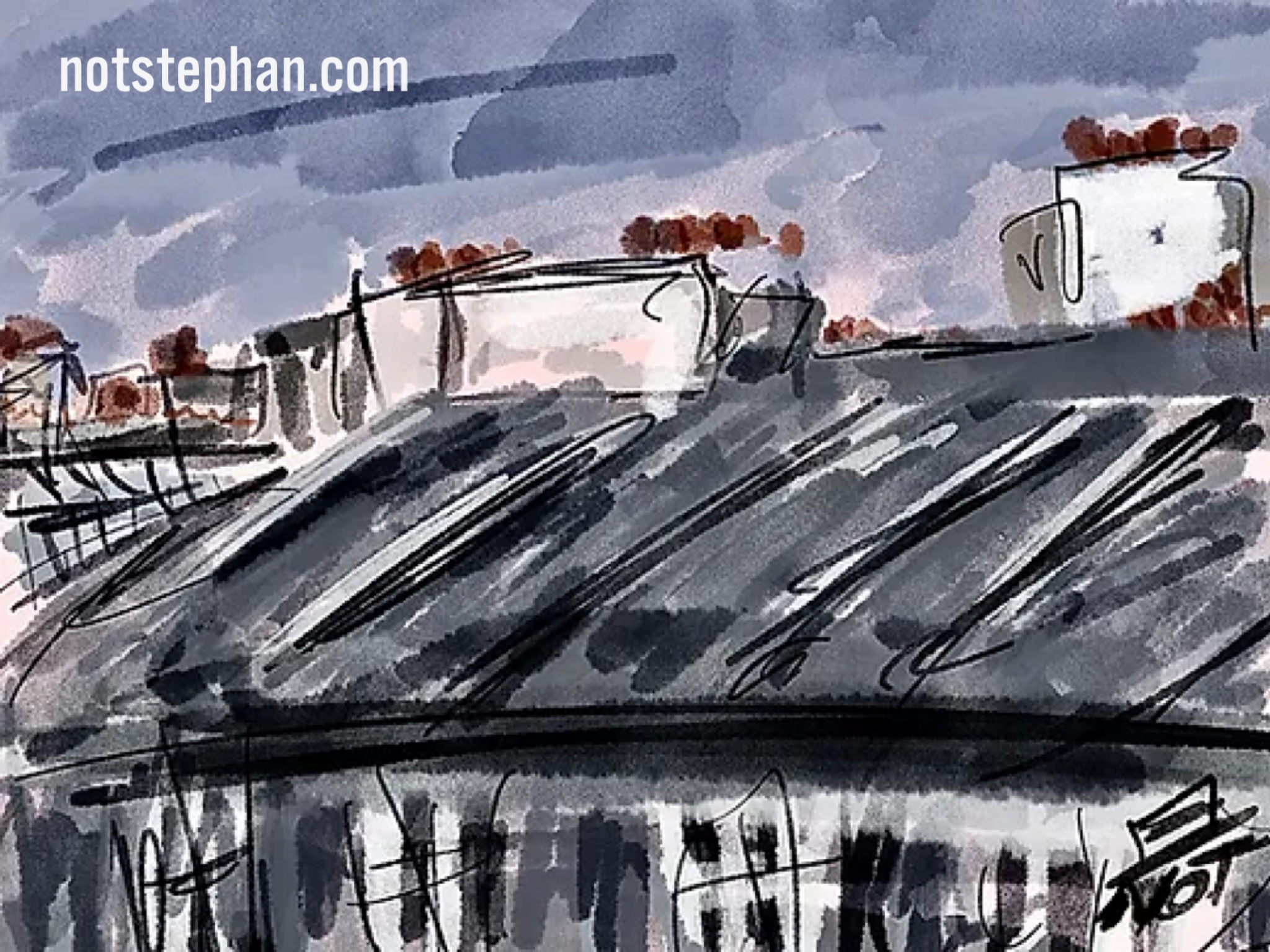 Paris. Fragments de toits. 4.