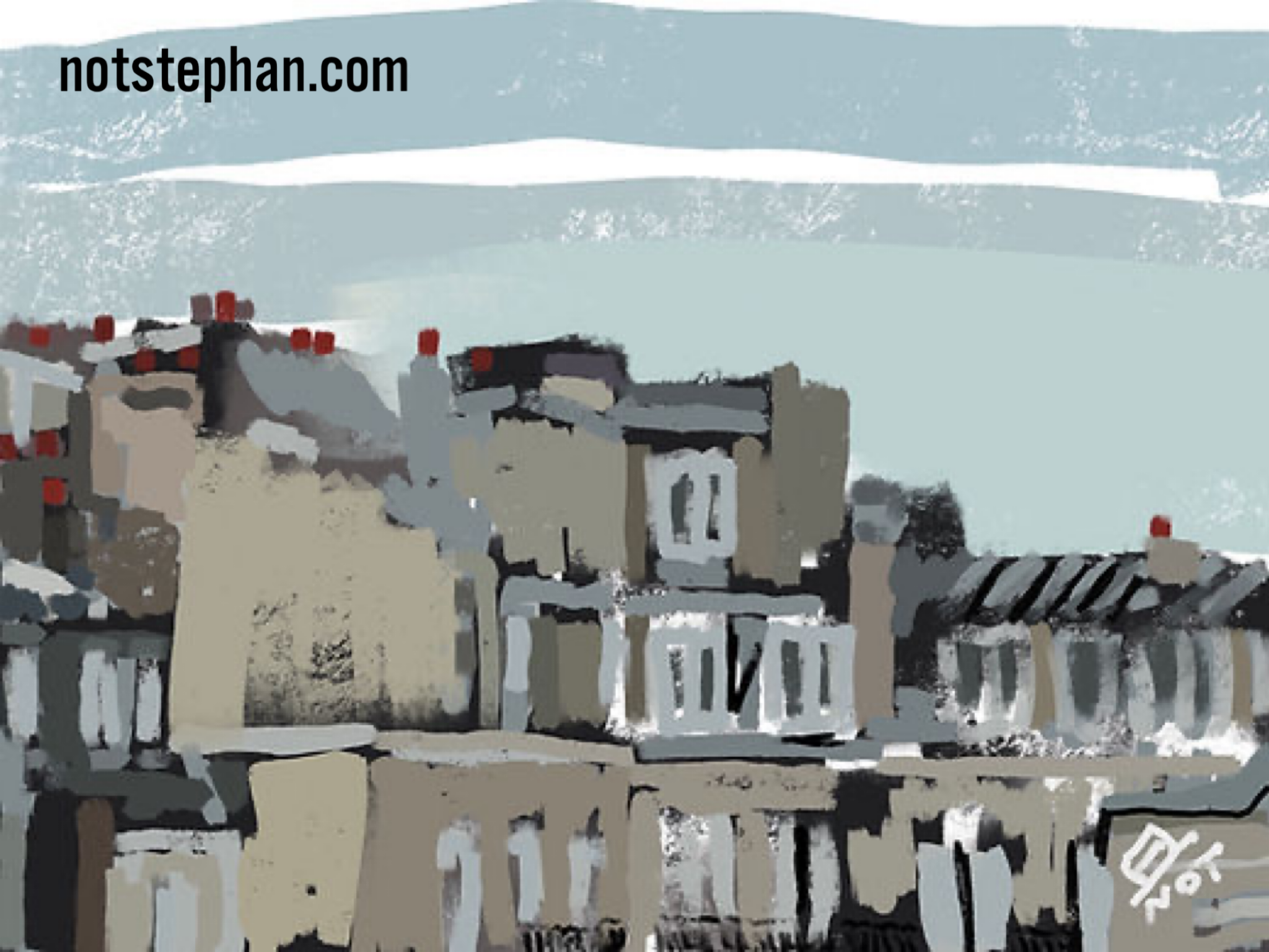 Paris. Fragments de toits. 35.