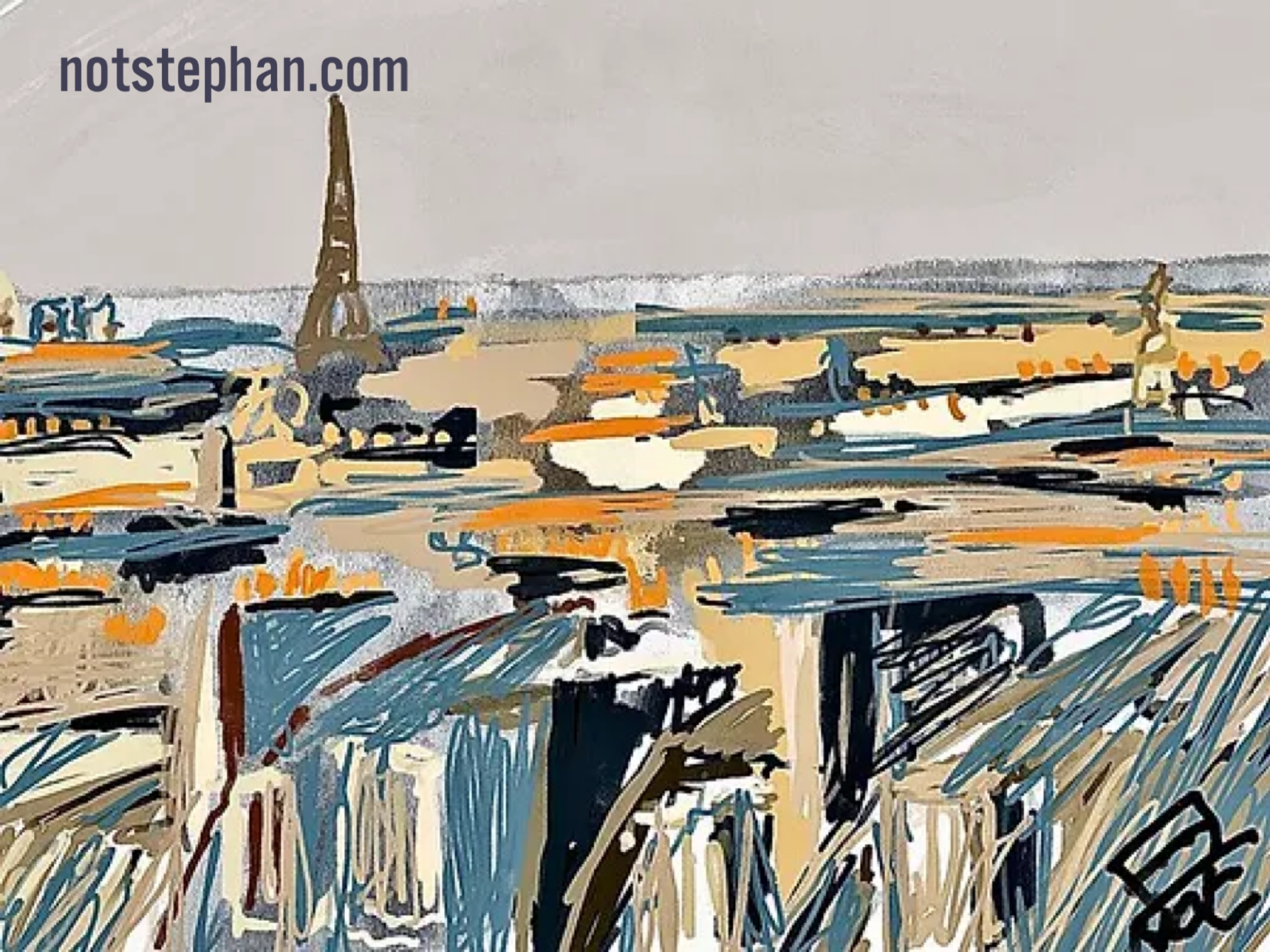 Paris. Fragments de toits. 3.