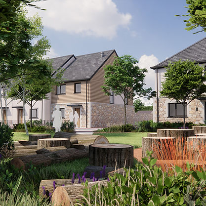 Approval has been granted for a new development in Sion Village, delivering 16 high-quality homes for the Jersey Homes Trust (JHT) — the Island’s approved social housing provider.

The development will provide:

3 × 2-bedroom homes
11 × 3-bedroom homes
2 × 4-bedroom homes

Located in the heart of Jersey and accessed via La Grande Route de St. Jean, this project will bring much-needed, high-quality housing to the Parish.

Our design places a strong emphasis on community, nature, and well-being, featuring:

- A dedicated play area designed for play and learning within a natural environment
- A nature corridor that forms a soft, defined boundary
- Central green spaces that foster connection and a sense of belonging among residents

This scheme is a great example of how thoughtful, sustainable design can balance housing need, landscape character, and community life — creating spaces that support people and the planet.