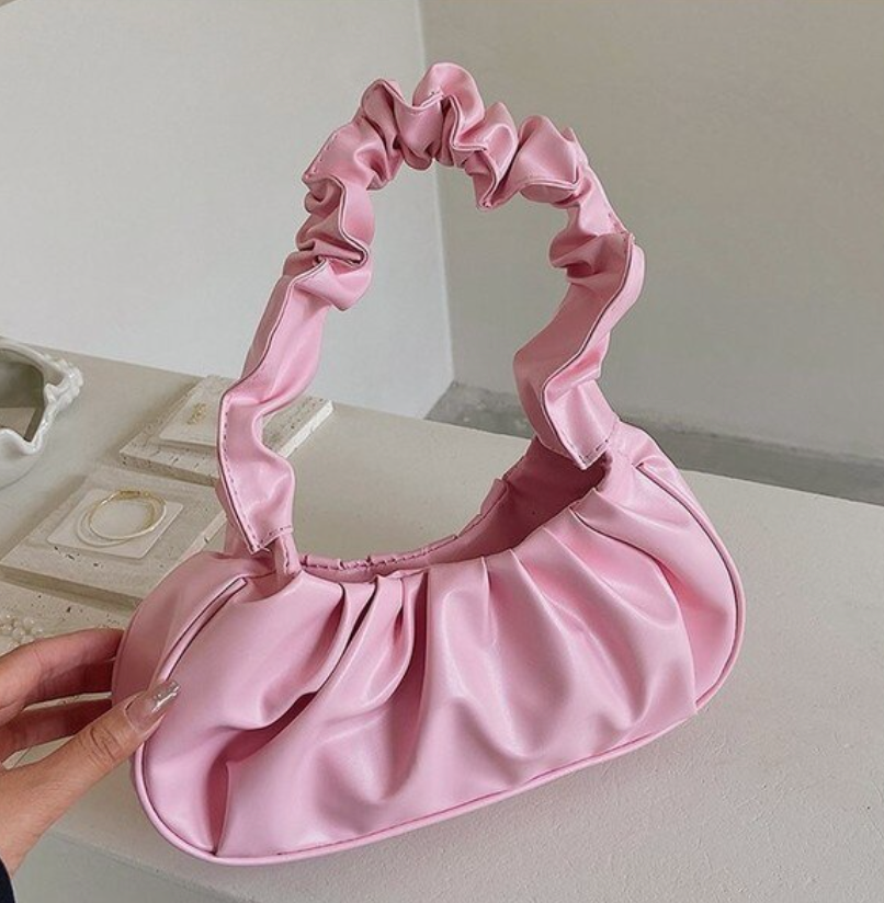 Thumbnail: Ultra Ruche Scrunch Handle Shoulder Bag