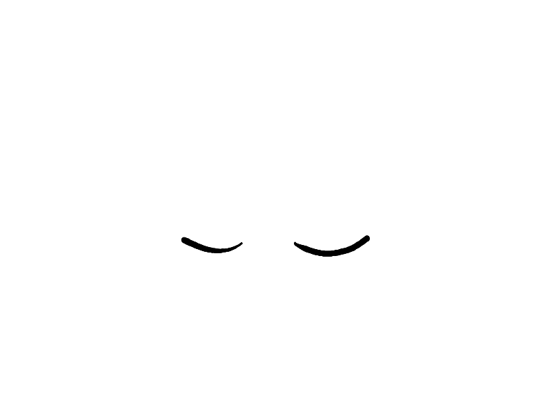 eyes blinking and looking back and forth